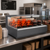 Thumbnail image #2 for Structural Concepts Reveal Heated Self-Service Countertop Hot Food Display Case, 35-3/4 Inch Wide