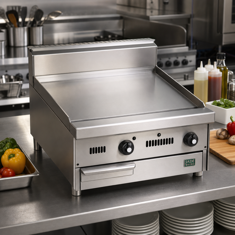 Product image #2 for Jade Bistro 24-Inch Modular Gas Griddle with 1-Inch Polished Steel Plate