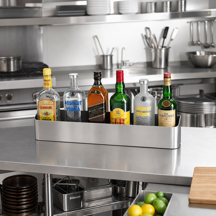 Product image #2 for Krowne Silver Series 36-Inch Single-Tier Stainless Steel Speed Rail