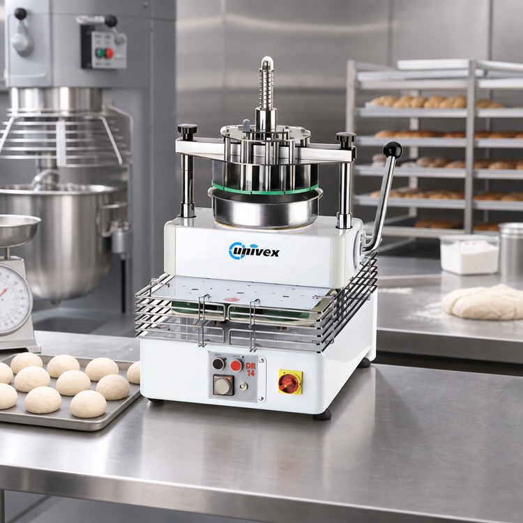Product image #2 for Univex DR14 Semi-Automatic Bench Model Dough Divider/Rounder with 14-Portion Cutting Head