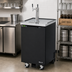 Thumbnail image #2 for Turbo Air Super Deluxe 1/2-Barrel Beer Dispenser with Single Swing Door and Double Faucet Tower