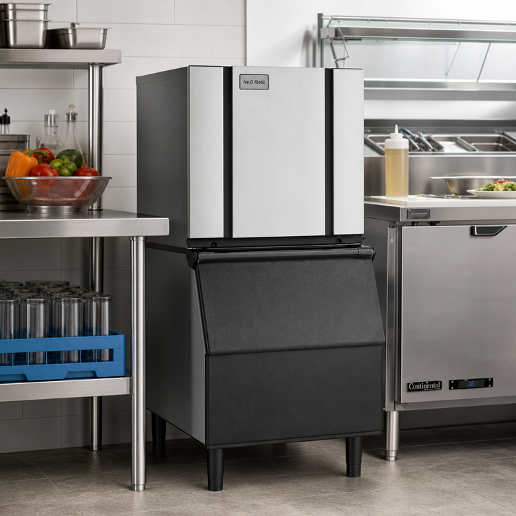 Product image #3 for Ice-O-Matic Elevation Series™ 22.25 Inch Wide Self-Contained Water-Cooled Modular Half-Size Cube Ice Maker