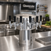 Thumbnail image #2 for Glastender 6-Faucet Mushroom Glycol-Cooled Draft Dispensing Tower, Mirror Finish