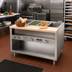 Thumbnail image #2 for Dinex ServeXpress DXPDME5SS 5-Well Electric Stationary Hot Food Table