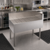 Thumbnail image #2 for Krowne Royal Series Freestanding Stainless Steel Underbar Corner Drainboard, 36 x 19 Inch, Right End Return