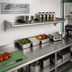Thumbnail image #2 for Eagle Group 60 x 10 Inch Wall-Mounted Shelf, 16/304 Stainless Steel