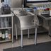 Thumbnail image #2 for BK Resources 18-Inch Freestanding Stainless Steel Underbar Blender Station with Dump Sink and Faucet