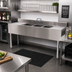 Thumbnail image #2 for Eagle 1800 Series Three-Compartment Underbar Sink Unit with Left and Right Drainboards, 72-Inch x 20-Inch