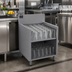 Thumbnail image #2 for Prestige Supreme 24-Inch Wide Slanted Open Top Underbar Glass Rack Storage Unit