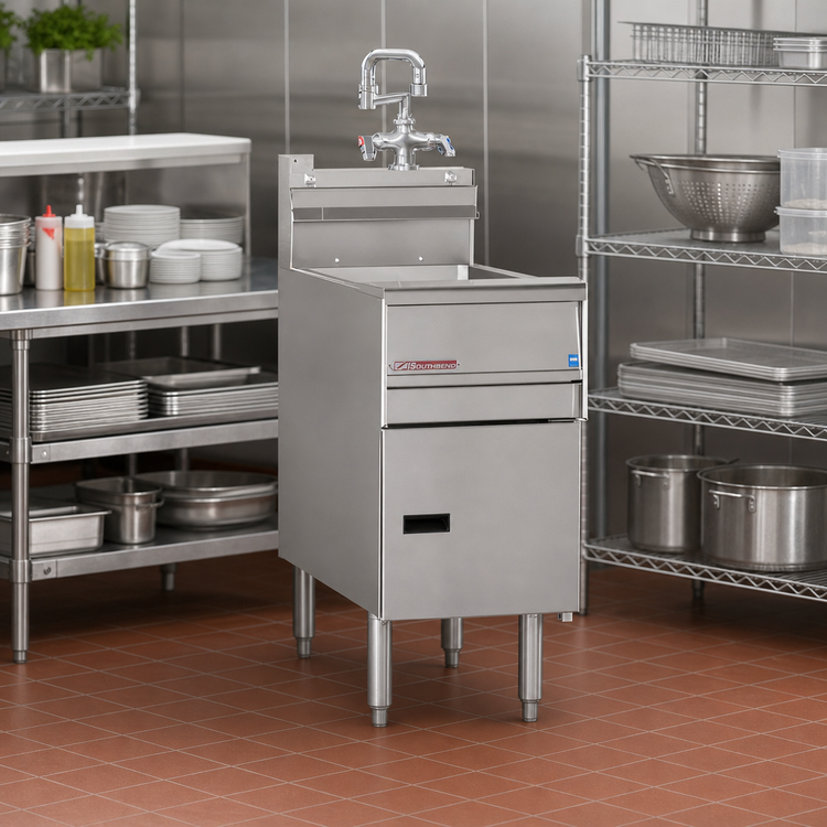Product image #2 for Southbend NODR14 10-Gallon Stainless Steel Rinse Station with Faucet