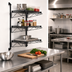 Thumbnail image #2 for Wall-Mounted Cantilever Starter Shelving Unit with 3 Wire Shelves