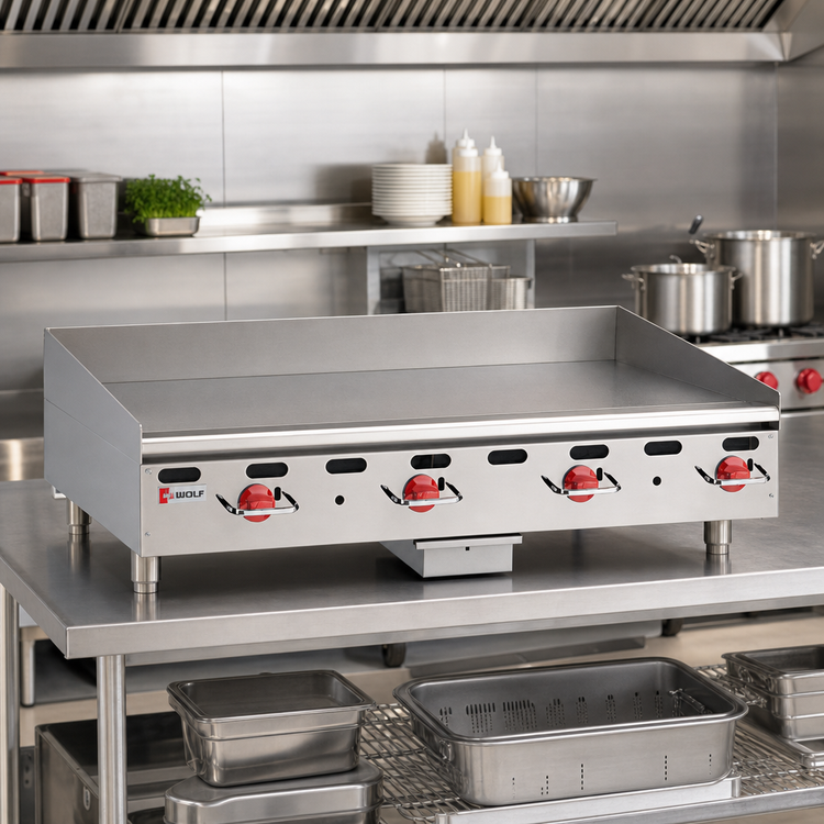 Product image #2 for Wolf Quick Ship Heavy Duty 48-Inch Countertop Gas Griddle