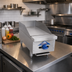 Thumbnail image #2 for Comstock-Castle 12-Inch Countertop Gas Griddle with 21-Inch Deep 3/4-Inch Polished Steel Plate
