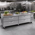 Thumbnail image #3 for Beverage-Air Four-Drawer Chef Base Refrigerator with 96-Inch Stainless Steel Worktop