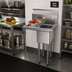 Thumbnail image #2 for KoolMore 23-Inch 1-Compartment Stainless Steel Commercial Sink with Left Drainboard and Backsplash