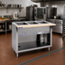 Thumbnail image #2 for Thurmaduke E-4-CBSS Electric 4-Pan Steamtable Unit with Stainless Steel Base