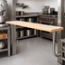 Thumbnail image #2 for Maple Adjustable-Height Cutting Board for Equipment Stands, 60 x 10 x 1-1/4 Inch