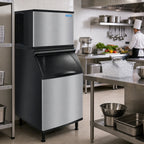 Thumbnail image #2 for Koolaire KYT0700A Air-Cooled Self-Contained Half-Dice Cube Ice Machine, 740 lb/24 Hours, 30-Inch Wide