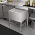 Thumbnail image #2 for John Boos Slim-Line Freestanding Underbar Drainboard, 24 x 18 x 32-1/2 Inch, Stainless Steel
