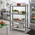 Thumbnail image #2 for Cambro Camshelving Elements XTRA High Density Top Rail 4-Tier Stationary Starter Shelving Unit, 18