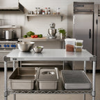 Thumbnail image #2 for Metro Super Erecta 1854FG 54" x 18" Solid Galvanized Steel Shelving Shelf with Raised Ship's Edge