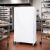 Thumbnail image #2 for Quantum 18 x 48 x 74 Inch White Nylon Wire Cart Cover with Velcro Flap