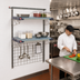 Thumbnail image #2 for Metro SmartWall Life Tall Wall-Mounted Starter Base Kit with 24 x 36 Wire Grid and 18 x 36 MetroMax 4 Shelves