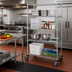 Thumbnail image #2 for Quantum 5-Shelf Mobile Wire Shelving Cart, 48 x 18 x 69 Inches, Chrome-Plated