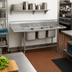 Thumbnail image #2 for Advance Tabco Regaline Three-Compartment Sink with Left & Right Drainboards, 24 x 24-Inch Bowls, 14 Gauge 304 Stainless Steel