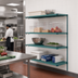 Thumbnail image #2 for Super Erecta Pro 21-Inch Wide x 72-Inch Deep x 63-Inch High Add-On Polymer Shelving Unit with 4 Shelves