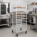Thumbnail image #2 for Full-Size Mobile Aluminum End-Load Pan Rack, 18 Pan Capacity