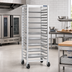 Thumbnail image #2 for Panco Mobile Full-Height Open-Side Utility Rack for 18 x 26 Trays, 24-Pan Capacity
