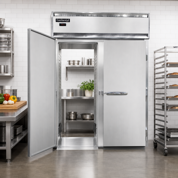 Product image #2 for Continental Refrigerator Designer Line DL2WI-SS-RT 2-Section Full-Height Roll-Thru Warmer