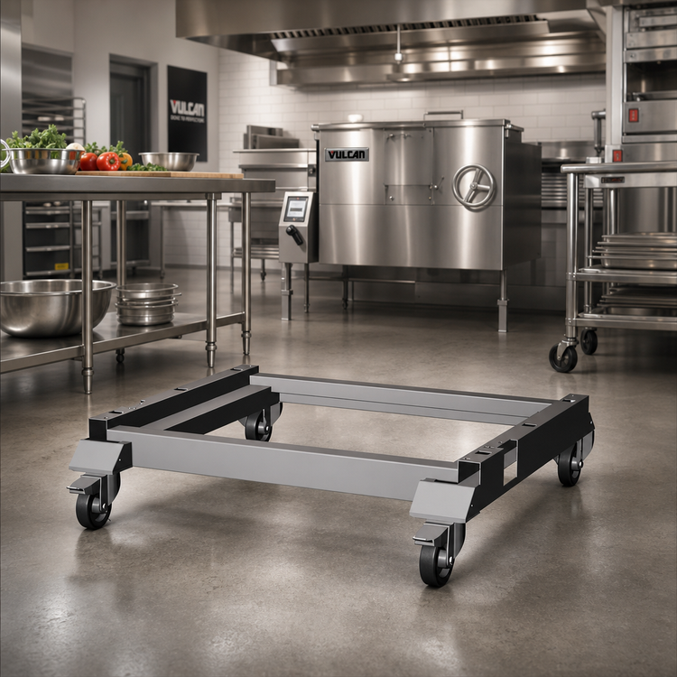 Product image #2 for Vulcan PRECIPAN 28-Gallon Caster Frame Kit for Braising Pans and Tilt Skillets