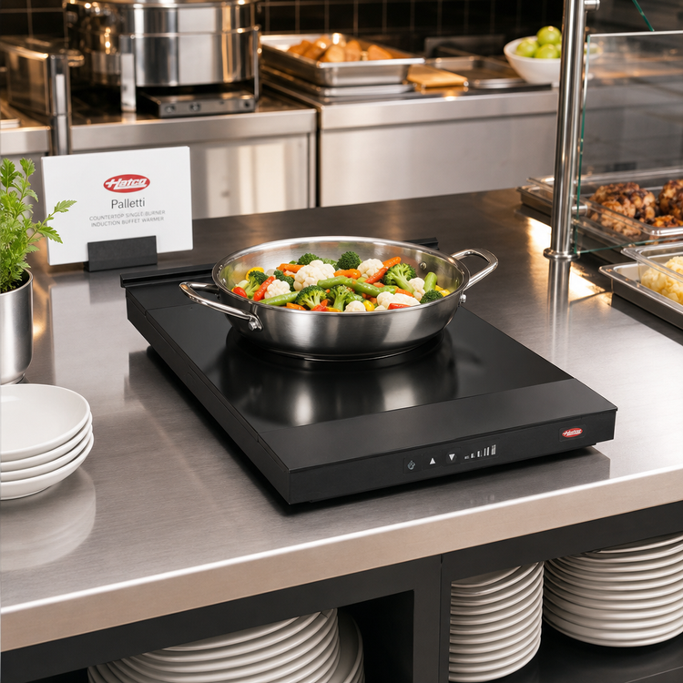 Product image #2 for Hatco Palletti Countertop Single-Burner Induction Buffet Warmer
