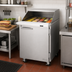 Thumbnail image #2 for Turbo Air PRO Series Mega Top Sandwich/Salad Prep Table with Slide-Back Lid, 1-Section, 12-Pan, 27-1/2-Inch Wide, Self-Contained Refrigeration