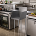 Thumbnail image #2 for Top Shelf TS Series 18-Inch Wide Underbar Drop-Down Drainboard, 24-Inch Deep, Stainless Steel, 6-Inch Backsplash