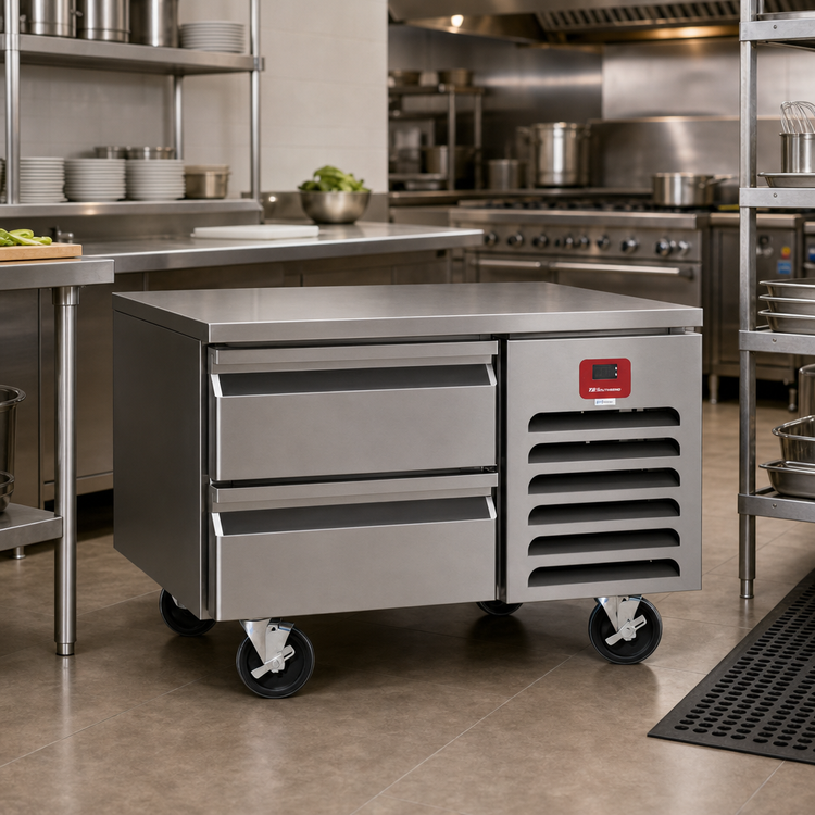 Product image #2 for Southbend Platinum 48-Inch Low-Height Remote Freezer Base with 2 31-Inch Self-Closing Drawers