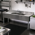 Thumbnail image #2 for Eagle Group 2200 Series 4-Compartment Underbar Sink Unit with Left and Right Drainboards, 72-Inch, 304 Stainless Steel