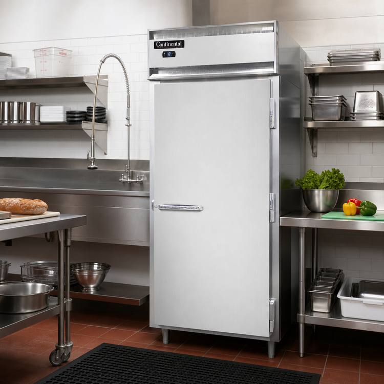 Product image #2 for Continental Refrigerator D1FXSN 1-Section Extra-Wide Shallow Depth Reach-In Freezer