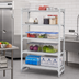 Thumbnail image #3 for Cambro Camshelving Premium 24-Inch Wide x 18-Inch Deep x 84-Inch High 5-Tier Stationary Vented Starter Unit