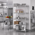 Thumbnail image #2 for EAGLEbrite 5-Tier Stationary Starter Wire Shelving Unit, 36 x 21 x 74 Inches, Zinc Finish