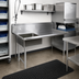 Thumbnail image #2 for John Boos Straight Soiled Undercounter Dishtable, Right-to-Left, 50W x 30D x 44H