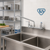 Thumbnail image #2 for T&S Brass Double Pantry Wall-Mount Mixing Faucet with 12-Inch Swing Nozzle and 8-Inch Centers
