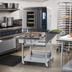 Thumbnail image #2 for Duke 59-E3XX/59-BS Single Deck Half-Size Electric Convection Oven with Stand