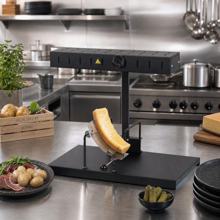 Product image #2 for Louis Tellier ALPAGE® Signatures Countertop Raclette Machine, Basalt, 110V, 900W