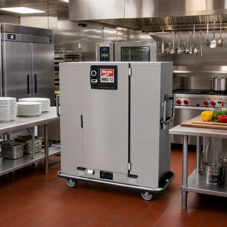 Product image #2 for Metro MBQ-72 Electric Heated Banquet Cabinet, Single Door, Holds 72 Covered 11-Inch Plates