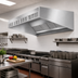 Thumbnail image #2 for SpecAir HESFA96-90 90-Inch Wall Type Short Front Compensating Make-Up Air Exhaust Hood