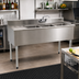 Thumbnail image #2 for Eagle Group 1800 Series Two-Compartment Underbar Sink Unit with Left Drainboard