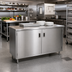 Thumbnail image #2 for Spec-Master 60-Inch Hinged-Door Plate Cabinet with Stainless Steel Top and Body